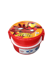 LicRocky Avenger 2 Containers Lunch Box 850 ml For Boys Back To School Kids And Return Gift Use It As Single Or Double As Per Your Need