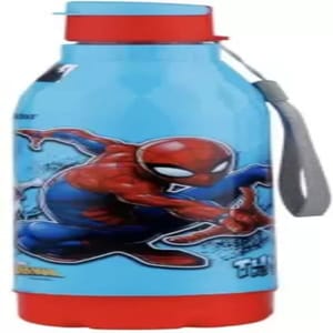 SPIDERMAN COOL KIDS 600 ml INSULATOR WATER BOTTLE With Easy Handle Lid For School Going Kids