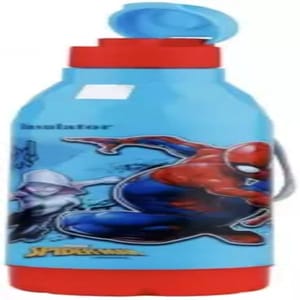 SPIDERMAN COOL KIDS 600 ml INSULATOR WATER BOTTLE With Easy Handle Lid For School Going Kids