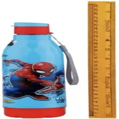 SPIDERMAN COOL KIDS 600 ml INSULATOR WATER BOTTLE With Easy Handle Lid For School Going Kids