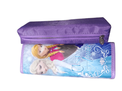 Frozen Cartoon Character Large Capacity Zipper Canvas Pencil Case/Pouch for School Kids/Teenagers / Boys / Girls and Best for Gifting / Birthday