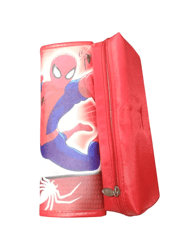 Spiderman Cartoon Character Large Capacity Zipper Canvas Pencil Case/Pouch for School Kids/Teenagers / Boys / Girls and Best for Gifting / Birthday