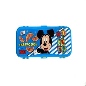 Mickey Mouse Cartoon Theme Kid's Plastic Pencil Box with Compartment Return Gifts for Kids Birthday Party