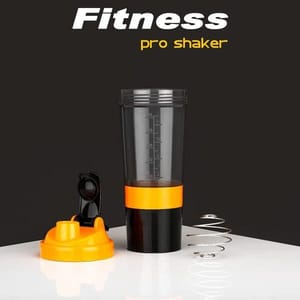 Gym Protien Shaker Sipper Bottle/Glass Ml Milk/ Juice Sipper Bottle With Flip Cap Classic Bottle Shaker Orange