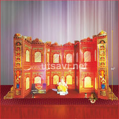 Eco Friendly Jaipur Palace 16 Jali Set For Ganpati Festival