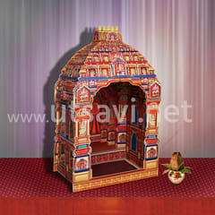 Eco Friendly Minakshi Makhar 36" For Ganpati Festival