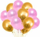 21st Happy Birthday Balloon Decoration , For Girls Decoration Theme-Golden & Pink ,Happy Birthday Decoration Service At Your Door-Step,( 21st Birthday Decoration For Girls )