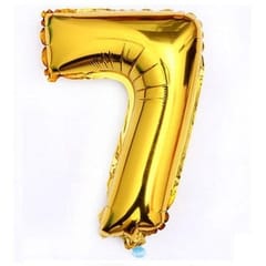 7th Happy Birthday Balloon Decoration ,Decoration Theme- For Boys Blue & Silver And For Girls Pink & Golden , Happy Birthday Decoration Service At Your Door-Step,(7th Birthday Decoration)