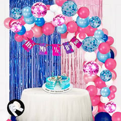 My 1/2 HALF Birthday Decoration service at your door step , For Baby Boy , For Baby Girl , For Little Prince , For Little Princess