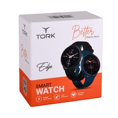 Tork Edge 1.28" Bluetooth Smart Watch has Sleep and Fitness Tracking with the Best Display