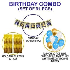 My 1/2 HALF Birthday Balloon Decoration service at your door step , For Baby Boy , For Little Prince