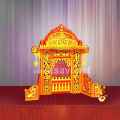 Navrang Makhar 34" For Ganpati Festival(2FT)