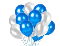 5th Happy Birthday Balloon Decoration ,Decoration Theme- Blue & Silver , Happy Birthday Decoration Service At Your Door-Step,( 5th Birthday Decoration )