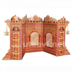 Jaipur Palace 3 Jali Set For Ganpati Festival(1.5FT)