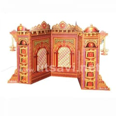 Jaipur Palace 3 Jali Set For Ganpati Festival(1.5FT)