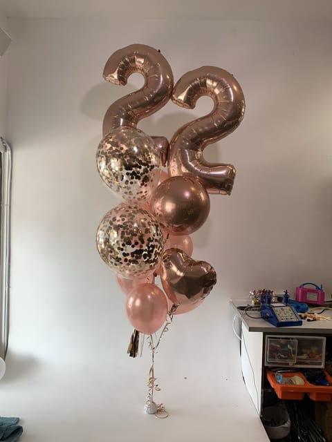 Balloon Bouquet for Happy Birthday or Anniversary or any special occasion