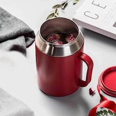 Tupperware Desk Coffee Tea Mug 400 Ml Red , Kitchen Accesories , Home Appliances