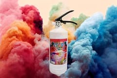 Holi Colour Cloud Holi Cylinder  Natural and Herbal Gulal Spray Cylinder for Holi Celebration, Weddings, Photoshoots, Theme Parties - 4Kg