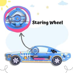 Racing Blue Car Busy Board