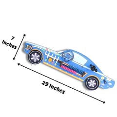 Racing Blue Car Busy Board