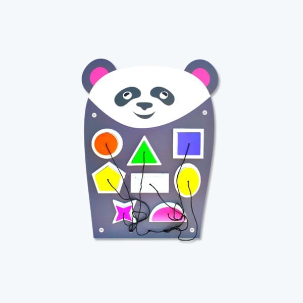 Hefty Panda Shape Sorter Montessori Activity Panel