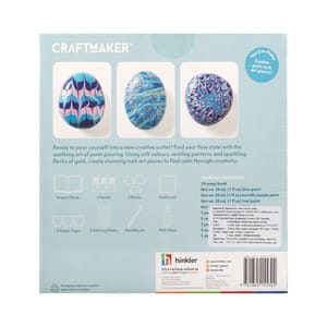 HINKLER CRAFTMAKER PAINT POUR ROCK ART KIT