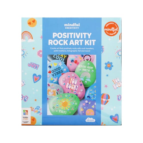 HINKLER MINDFUL CREATIVITY POSITIVITY ROCK ART KIT