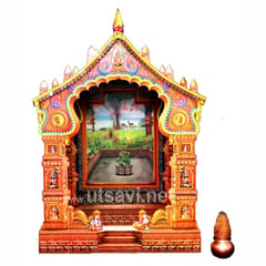 Eco Friendly Konkan Mandir Makhar 36" For Ganpati Festival