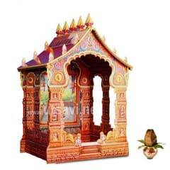 Eco Friendly Konkan Mandir Makhar 36" For Ganpati Festival