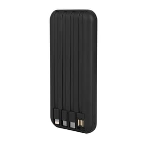 Enwire Black 10000 mAh Power Bank is sleek and sturdy as it can be carried everywhere in travel