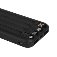 Enwire Black 10000 mAh Power Bank is sleek and sturdy as it can be carried everywhere in travel