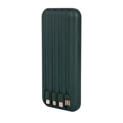 Enwire Green 10000 mAh Power Bank is sleek and sturdy as it can be carried everywhere in travel