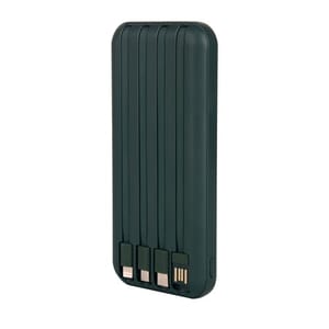 Enwire Green 10000 mAh Power Bank is sleek and sturdy as it can be carried everywhere in travel