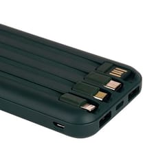 Enwire Green 10000 mAh Power Bank is sleek and sturdy as it can be carried everywhere in travel