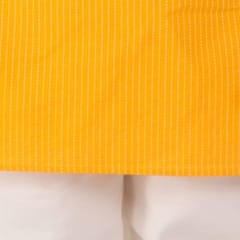 Boy's Cotton Regular Kurta and Pyjama Set (yellow)