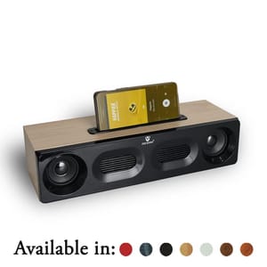 Standard Wooden Speaker MS-WS-005-Mix Color lightweight and portable For Event or Picnic