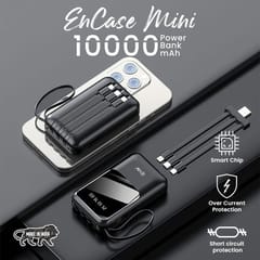 EVM 10000mAh Black Encase Mini Power bank  is ideal to carry everywhere and can be a perfect Corporate gift