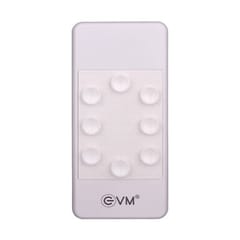 EVM EnBound 10000mAh White Powerbank lightweight and compact size also compatible with all cell phones and other electronic equipment