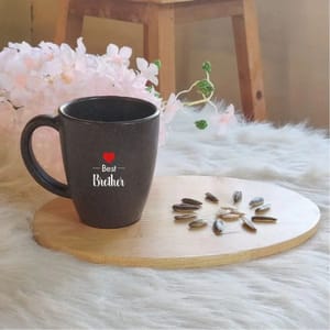 Customized Raksha Bandhan Coffee Husk Coffee Mug set of 1