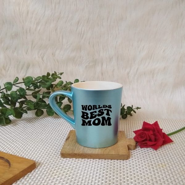 Mintgreen Tall coffee mug- Mother day special Set of 1 (350ML) For Festive gift