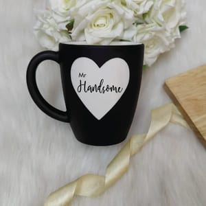 Unbreakable Designer Chalkboard Mug with Customisable Name - Set of 1 (300ML)