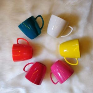 Unbreakable Tea Cups - Set of 6 - Color Revolution (150ML each)