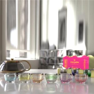 Unbreakable Tea Cups - Set of 6 - Neon Mesh