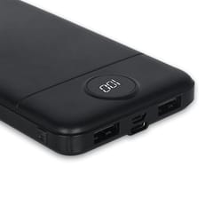 P0099 10000 EnMove-Black Powerbank is sleek and lightweight making them convenient to carry also ideal for corporate gift & Suitable to all industries