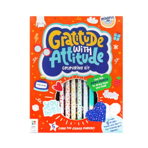 HINKLER MINDFUL ME GRATITUDE WITH ATTITUDE COLOURING KIT