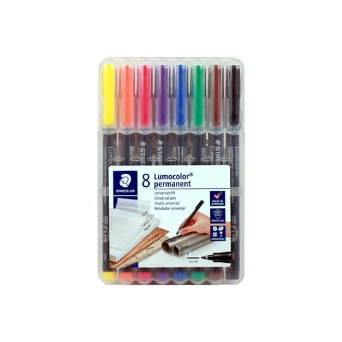 STAEDTLER 8 LUMOCOLOR PERMANENT MARKER PEN