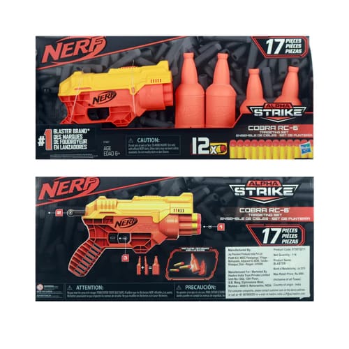 NERF ALPHA STRIKE COBRA RC-6 (17 PIECES)