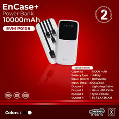 P0108 10000 Encase+ White Power banks are something that we use daily & Suitable for all industries