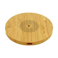 EVM Enwood Wireless Charger with an original bamboo wood design that gives it a natural style and combines technology with nature