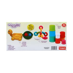 GIGGLES PULL STACK N LINK TOY SET